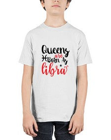queens Are Born As Libra 387# - libra - Youth Tee Unisex