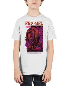 red girl feuaf 1012# - art pop art - Youth Tee Unisex