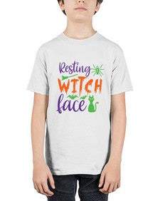 resting witch face 25# - witch - Youth Tee Unisex