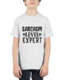 sarcasm level expert 81# - sarcastic - Youth Tee Unisex