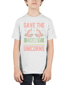 save the chubby unicorns 385# - unicorn - Youth Tee Unisex