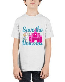 save the unicorns 389# - unicorn - Youth Tee Unisex