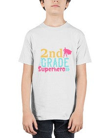 second Grade Superhero color 833# - second grade - Youth Tee Unisex
