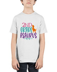 second grade asaurus 808# - second grade - Youth Tee Unisex