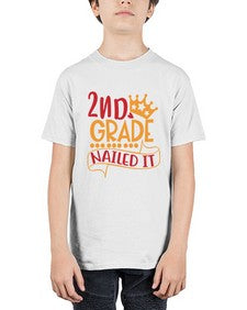 second grade nailed it 827# - second grade - Youth Tee Unisex