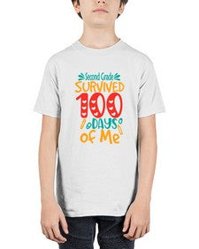 second grade survived one hundred days of me 834# - second grade - Youth Tee Unisex
