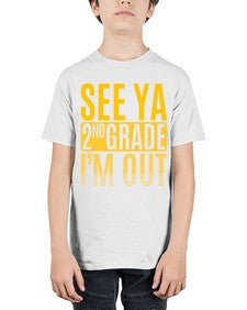 see ya second grade im out 843# - second grade - Youth Tee Unisex