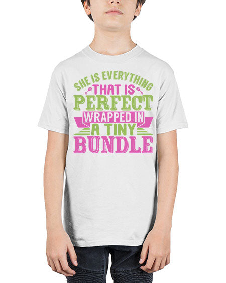 she is everything that is perfect Style 202# - baby - Youth Tee Unisex