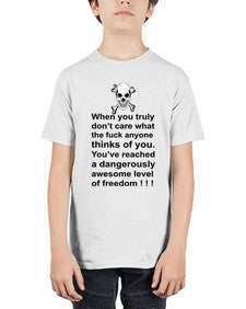 skull 1046# - skull and bones - Youth Tee Unisex
