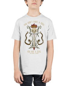 skull 1069# - skull and bones - Youth Tee Unisex