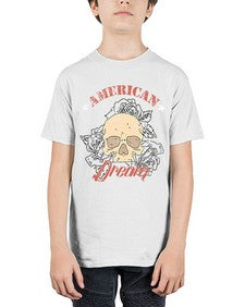 skullrose 1070# - skull and bones - Youth Tee Unisex