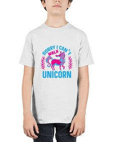 sorry i cant walk unicorn 409# - unicorn - Youth Tee Unisex
