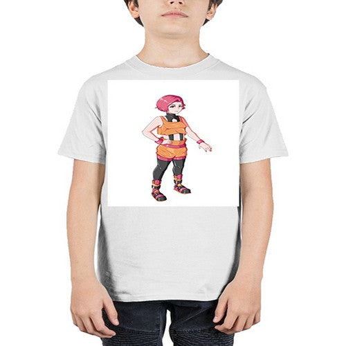street girl wear orange outfit16# - anime - Youth Tee Unisex