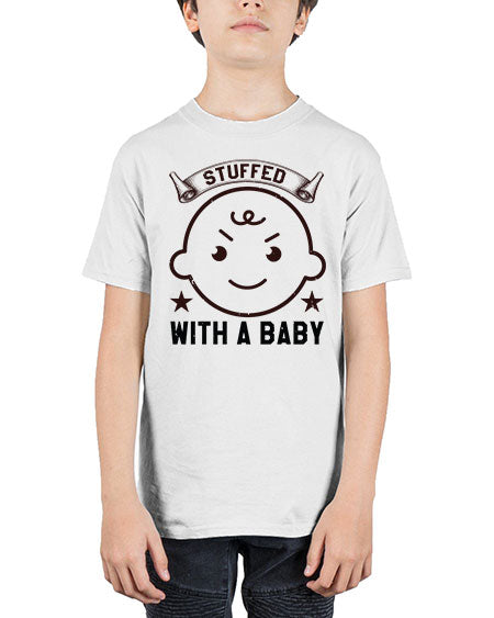 stuffed with a baby Style 210# - baby shower - Youth Tee Unisex