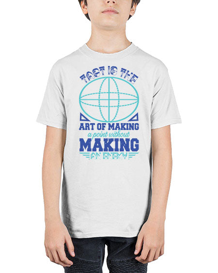 tact is the art of making a point 45# - pi - Youth Tee Unisex