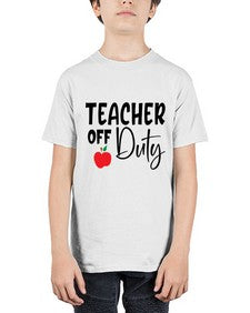 teacher off duty Style 377# - teacher - Youth Tee Unisex