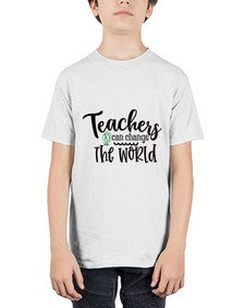 teachers can change the world Style 392# - teacher - Youth Tee Unisex