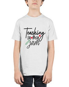 teaching is my jam Style 404# - teacher - Youth Tee Unisex
