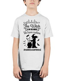 the witch is in the house sign 20# - witch - Youth Tee Unisex