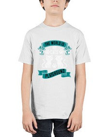 the world is my cats playground Style 119# - cats - Youth Tee Unisex