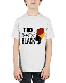 thick beautiful black Style 4# - black girls or women - Youth Tee Unisex
