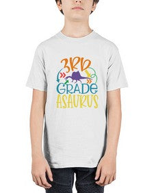 third grade asaurus 948# - third grade - Youth Tee Unisex