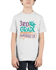 third grade nailed it 970# - third grade - Youth Tee Unisex
