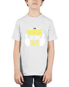 this nurse is on duty 1556# - nurse - Youth Tee Unisex