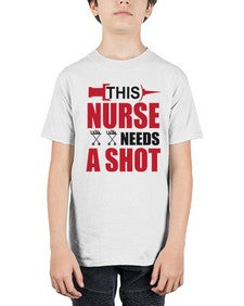 this nurse needs a shot 1559# - nurse - Youth Tee Unisex