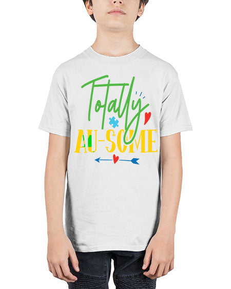 totally ausome Style 1# - autism - Youth Tee Unisex