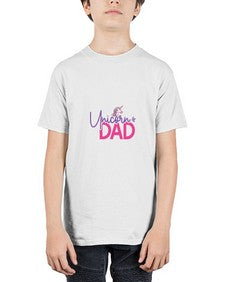 unicorn dad 451# - unicorn - Youth Tee Unisex