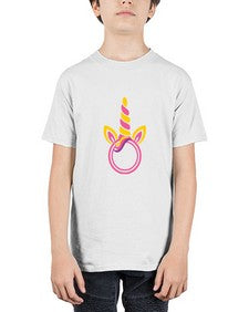 unicorn monogram frame 477# - unicorn - Youth Tee Unisex