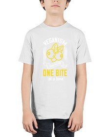 veganism saving millions one bite at a time 455# - vegan - Youth Tee Unisex