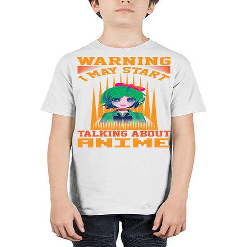 warning i may start talking about anime286# - anime - Youth Tee Unisex