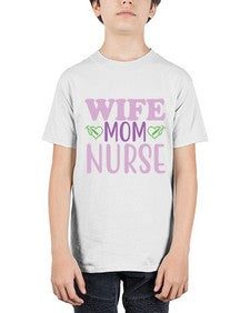 wife mom nurse 1641# - nurse - Youth Tee Unisex