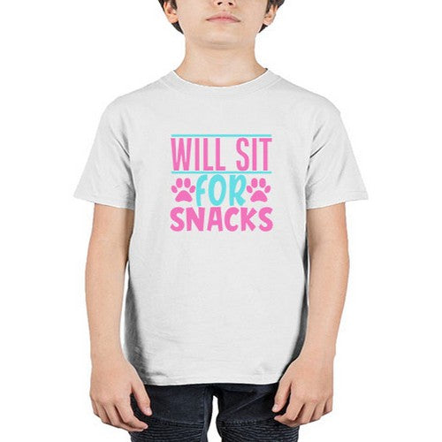 will sit for snacks Style 57# - dogs - Youth Tee Unisex