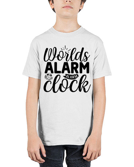 worlds cutest alarm clock 471# - baby - Youth Tee Unisex