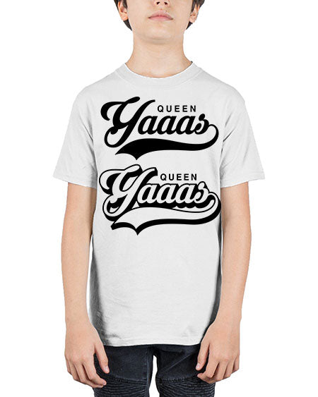 yaaas queen script 6# - black words and phrases - Youth Tee Unisex