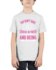 you dont have to choose between 503# - vegan - Youth Tee Unisex