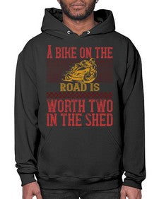 A bike on the worth two in the shet 1# - motorcycle- Hoodie