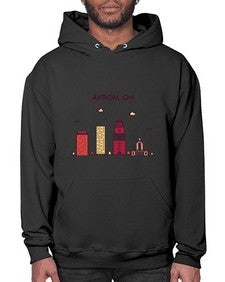AkronOH 285# - cities- Hoodie