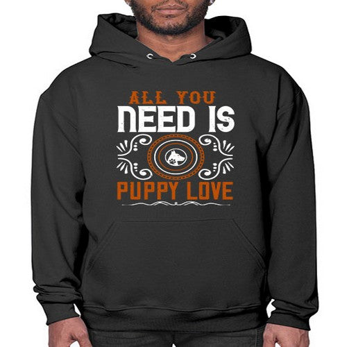 All you need is puppy love Style 155# - dogs- Hoodie