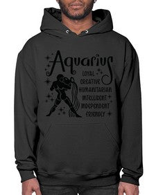Aquarius 64# - aquarius- Hoodie