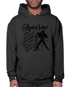 Aquarius 72# - aquarius- Hoodie