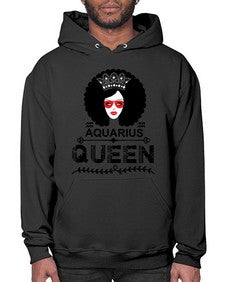 Aquarius queen 75# - aquarius- Hoodie