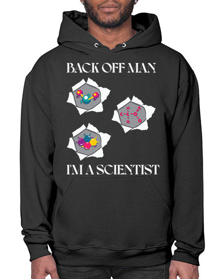 BackOffManImAScientistSkinite Scientist Skinite 289# - general science- Hoodie