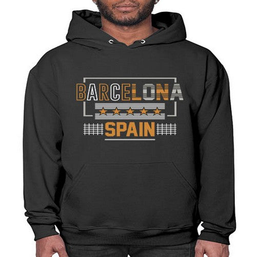Barcelona 414# - cities- Hoodie