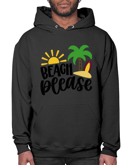 Beach Please Style 51# - summer- Hoodie