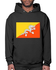 Bhutan 456# - world flags- Hoodie