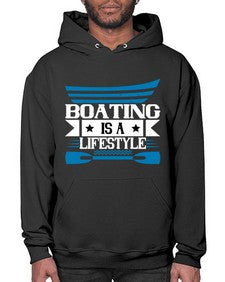 Boating is a lifestyle 52# - boats- Hoodie